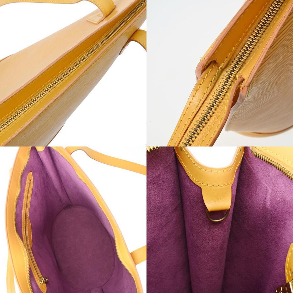 Louis Vuitton Leather Shopping Tassili Bag Yellow Jacques Shoulder Epi Saint - Picture 11 of 11